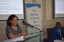 Dr Mariam Timol, Director Health Services of the Ministry of Health and Wellness emphasizing the fact that  "we are COVID-19 safe in Mauritius because of the effective measures taken by the country including sensitization, screening, strengthened surveillance at point of entry and strict travel bans, which halted the spread of COVID-19 since 26 April 2020”. 