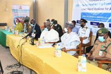 Dignitaries at the Media event to mark Global Handwashing Dat 2020 in Abuja_Photo_ Isotu_WHO