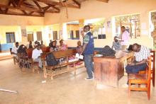 Participants during the training session in Kigoma