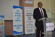 Dr Laurent Musango, WHO Representative in Mauritius, in his address, pointing out that “we cannot do much to change the non-modifiable risk factors like genetic, ethnicity and age but a lot can be done to reduce the modifiable risk factors such as physical inactivity, tobacco, alcohol abuse and unhealthy diets."