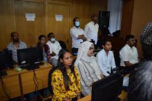 Training of NCD Nurses in December 2020 in the newly inaugurated Virtual Training Laboratory in Mauritius