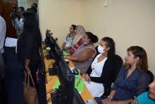 Training of NCD Nurses in December 2020 in the newly inaugurated Virtual Training Laboratory in Mauritius