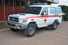 Ambulance offerte par OMS-BAD