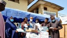 Donation of data tools, ICT equipment, and BP machines to Ogun State Ministry of Health by Director Public Health Federal Ministry of Health (3rd left)i