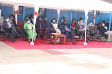 Partial view of the platform quest at the commissioning ceremony of the National Polio EOC in Monrovia