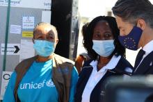 UNICEF, WHO, and EU Delegation Representatives in Botswana