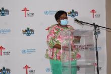 Dr Mthethwa making her remarks on behalf of WHO