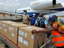 First batch of the received at the Lungi International Airport