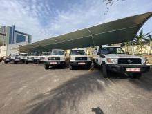 The State-of-the-art ambulances handed over by KOICA and WHO to the Ministry of Health