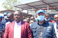 Visite du Ministre de la Santé en présence des Chefs d’Agence du Système des Nations Unies au Point d’entrée terrestre de Gatumba avec la RD Congo dans le cadre de sa réouverture officielle le 1er juin 2021
