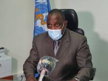 Le Représentant de l'OMS en Guinée lors de la déclaration sur la journéé de lutte contre la tuberculose