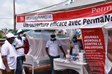 Stands d’exposition sur produits et initiatives de lutte contre le Paludisme en marge du lancement de la 14ième Journée Mondiale contre le Paludisme (JMP) au Bénin