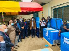 Remise des équipements de la chaine de froid à la République du Congo