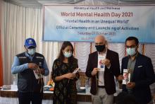 World Mental Health Day 2021: Launching of pamphlets on mental health 
