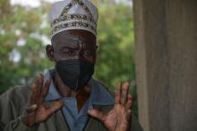 Elder Peter Okoth: "we are very hopeful due to this vaccine, a promise for saving lives."