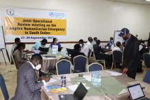 The team evaluated South Sudan’s response to health emergencies and other humanitarian crises