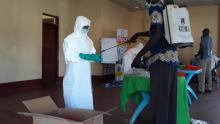 Donning and doffing of personal protective equipment during the Tabletop exercise
