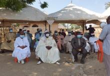 Some traditional leaders at the flag-off event 