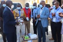 Donation of phone tablets to Borno state MoH. Photo_credit_ Kingsley Igwebuike_WHO