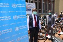 Une vue des participants en la salle de conférence du gouvernorat de Mbandaka, lors du lancement officiel du projet REDISSE IV post Ebola par le Ministre de la Santé Publique, Hygiène et Prévention