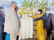 Handover of Cylinders to the Ministry of Health in Uganda