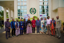 Governor Soludo (Middle), WR and WHO team