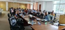 AMS working session at Muhimbili National Hospital