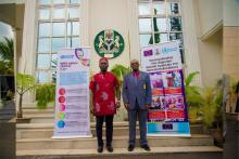 R-L Dr Walter Kazadi Mulombo and the HE Prof. Charlse Soludo.