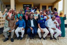 Group of vaccine champions in Zanzibar