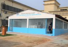 Vue extérieur de l'unité de production des Cliniques Universitaires de Kinshasa