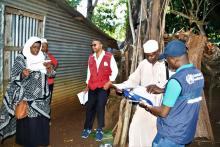 Dr Zahara Salim et les autres membres de la mission conjointe