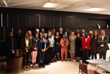 Photo de groupe avec le comité  d'organisation de la mission CoVDP  Madagascar