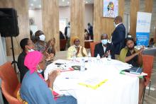 Vue des participants à l'atelier d'élaboration du Guide de formation en Promotion de la Santé.