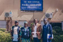 WHO and Maiduguri Polio lab personnel 