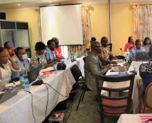 Participants at the Namibia and Angola cross border meeting 