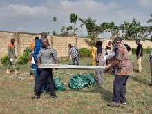 exercice de construction de tente