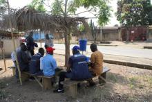 Echanges avec l'équipe sanitaire de la frontière Togo- Bénin de Nkonta