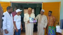Hôpital régional de Labé remise des kits fournis par l'OMS