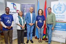 Blood drive at WHO Mauritius to mark WHO 75th Anniversary - 16 June 2023