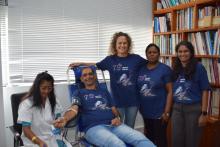 Blood drive at WHO Mauritius to mark WHO 75th Anniversary - 16 June 2023