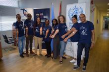 WHO Mauritius team on Blood donation day  - 16 June 2023