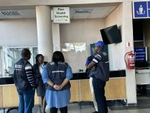Joshua Nkomo International Airport health post