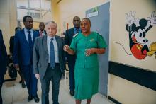 Jean Todt at Chitungwiza Hospital