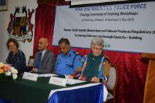 Strengthening enforcement of new tobacco law through capacity building of police officers, April-May 2023, Mauritius