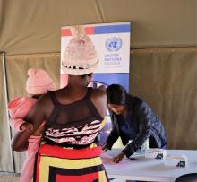 UN Namibia joint visit to the Epandulo Informal Settlement in Windhoek as part of the Social Transformation Pillar 