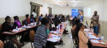 Participants at the RCCE training workshop 