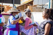 Vivian Mugarisi WHO Zimbabwe Journalist supporting third round of polio vaccination campaign