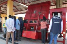 A cutting-edge temperature incinerator installed at Juba Teaching Hospital