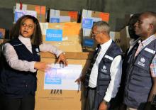 WHO Ethiopia donates medical supplies and equipment, meets with the Regional Bureau (RHB) Head, visits Ayder Hospital and inaugurates the new WHO office premises in the Tigray Region