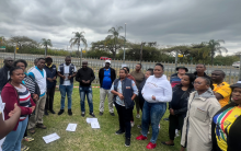 Simulation exercise with WHO personnel at a Cholera preparedness/readiness and response training in Mpumalanga